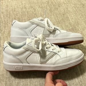 Vans Classic White Leather Sneakers